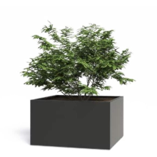 Aluminium plantenbak Carrez 120x120x60cm