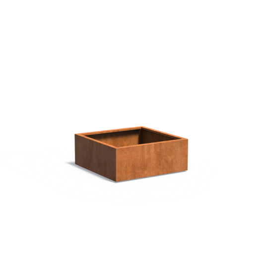 Cortenstalen plantenbak 100x100x40cm