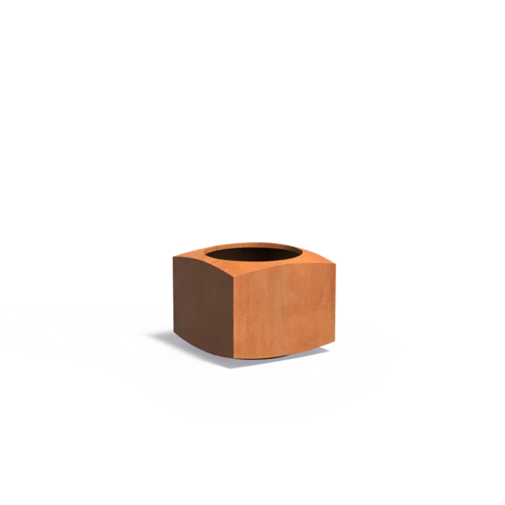 Cortenstalen plantenbak Noaa 60x60x50cm