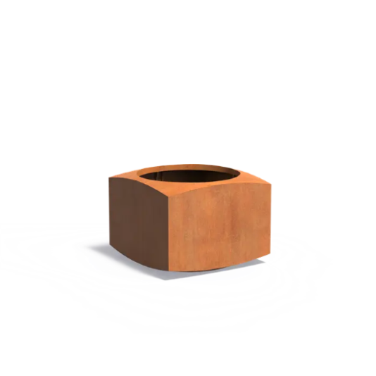 Cortenstalen plantenbak Nooa 80x80x60cm