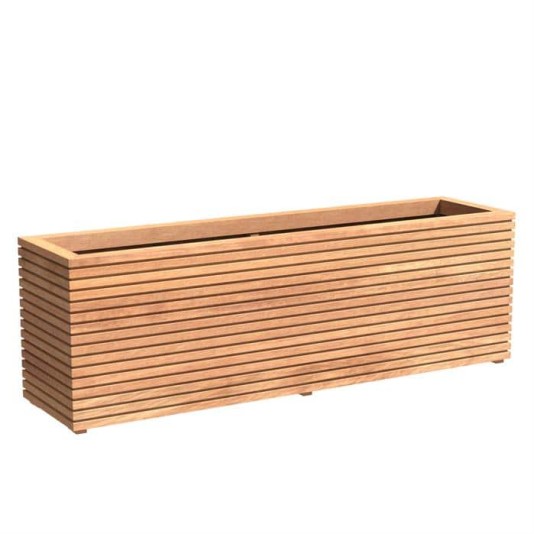 Hardhouten plantenbak Malaga 200x50x61cm