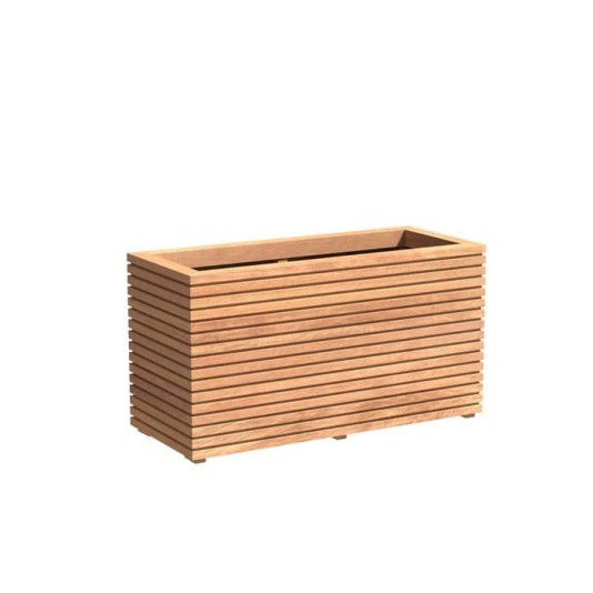 Hardhouten plantenbak Malaga 120x50x61cm