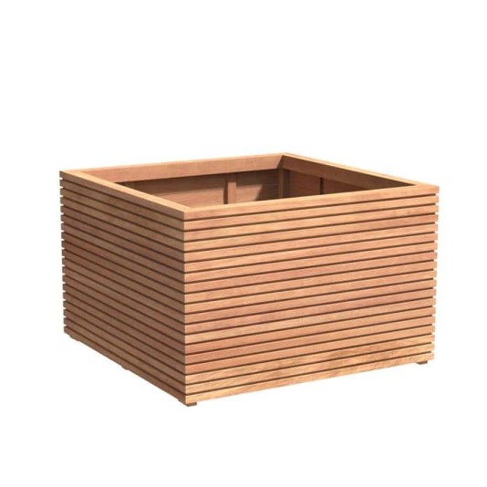 Hardhouten plantenbak Malaga 120x120x75cm