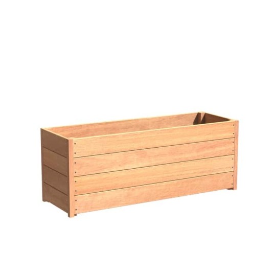 Hardhouten plantenbak Carrez 150x50x57cm