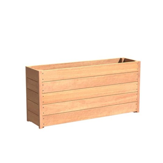 Hardhouten plantenbak Carrez 150x40x71cm