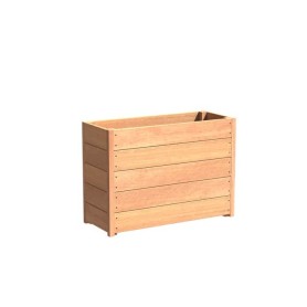 Hardhouten plantenbak Carrez 100x40x71cm