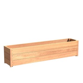 Hardhouten plantenbak Carrez 200x40x43cm