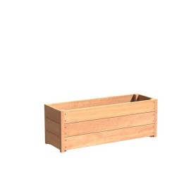 Hardhouten plantenbak Carrez 120x40x43cm