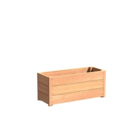 Hardhouten plantenbak Carrez 100x40x43cm
