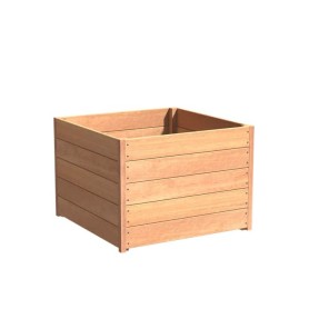 Hardhouten plantenbak Carrez 100x100x71cm