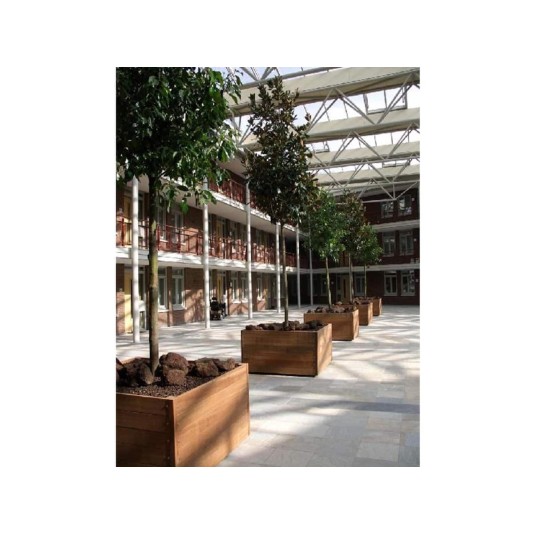 Hardhouten plantenbak Carrez 200x40x43cm