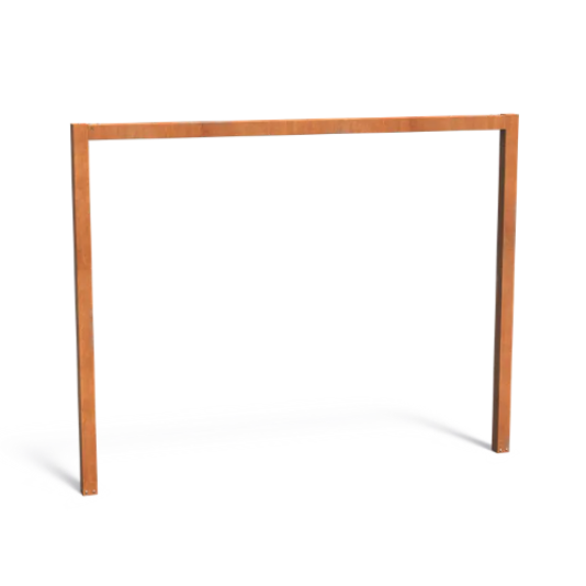 Cortenstalen Pergola U-vorm 320x10x250cm