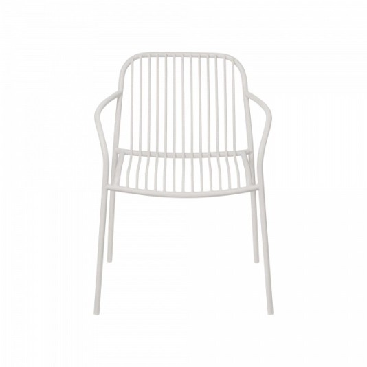 Blomus Yua Wire tuinstoel met armleuningen