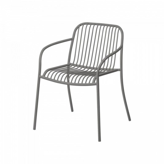 Blomus Yua Wire tuinstoel met armleuningen