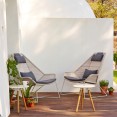 Cane-Line Breeze highback loungestoel met kussens en voetenbank - showmodel