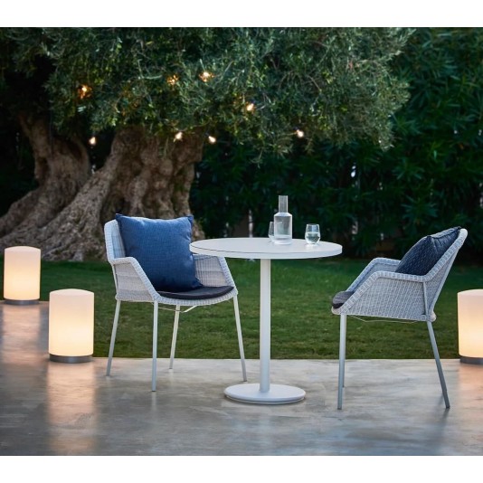 Cane-Line Breeze tuinstoel - stapelbaar - voorraad lichtgrijs