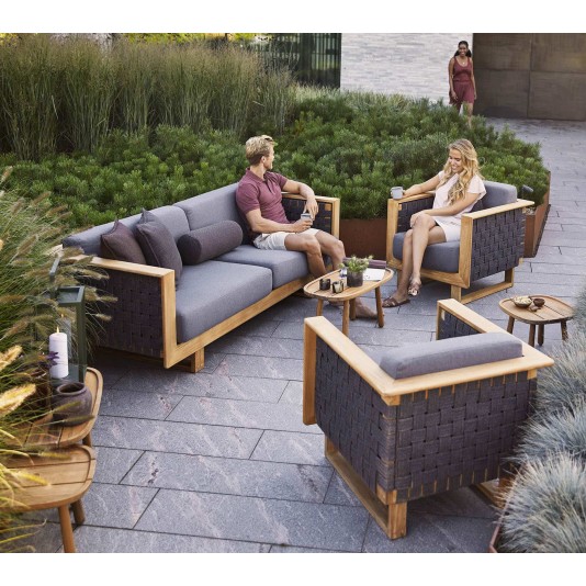 Cane-Line Angle 3-zits lounge tuinbank