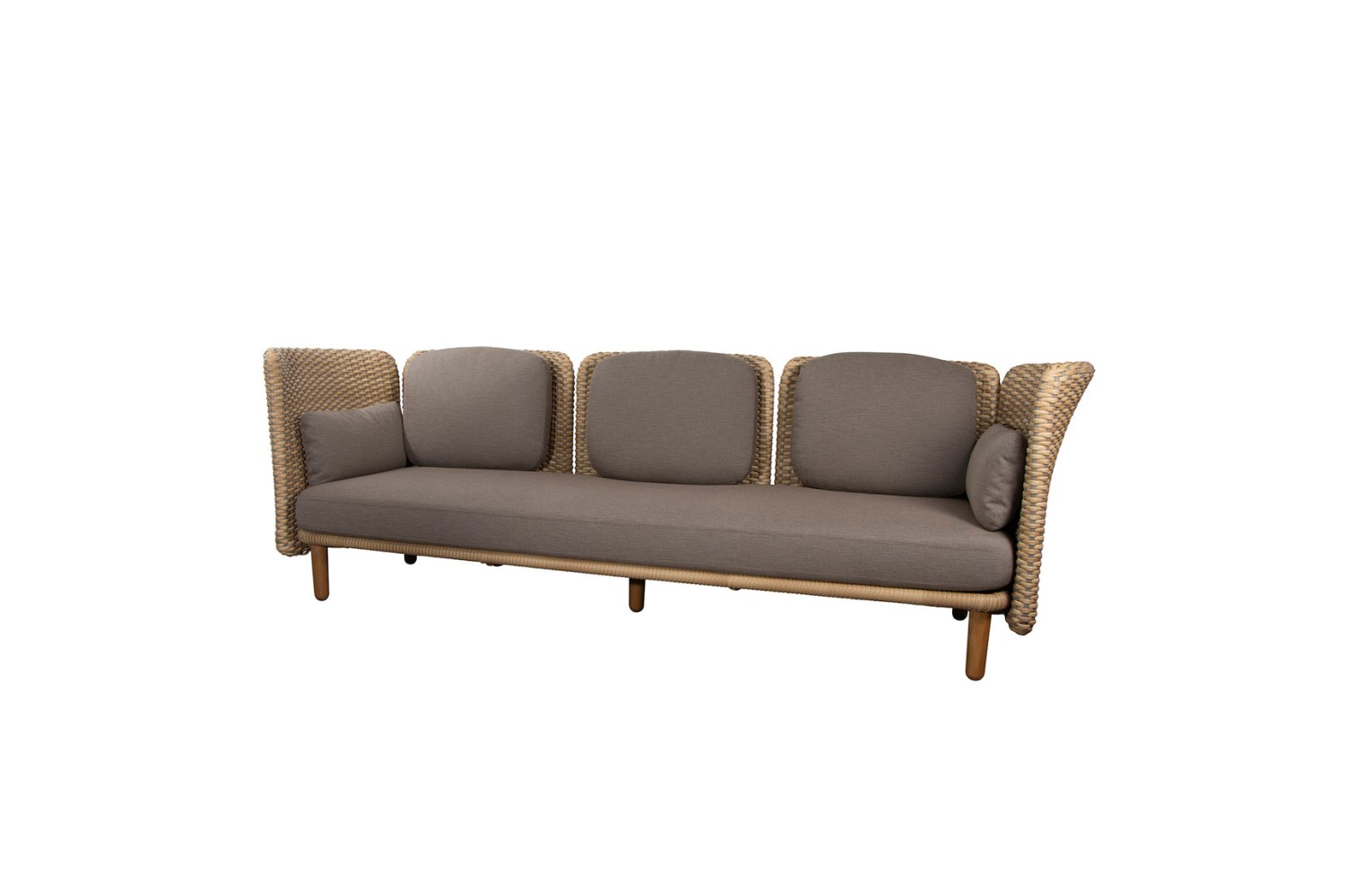Cane-line Arch modulaire 3-zits loungebank - lage rug- en armleuning - Arch