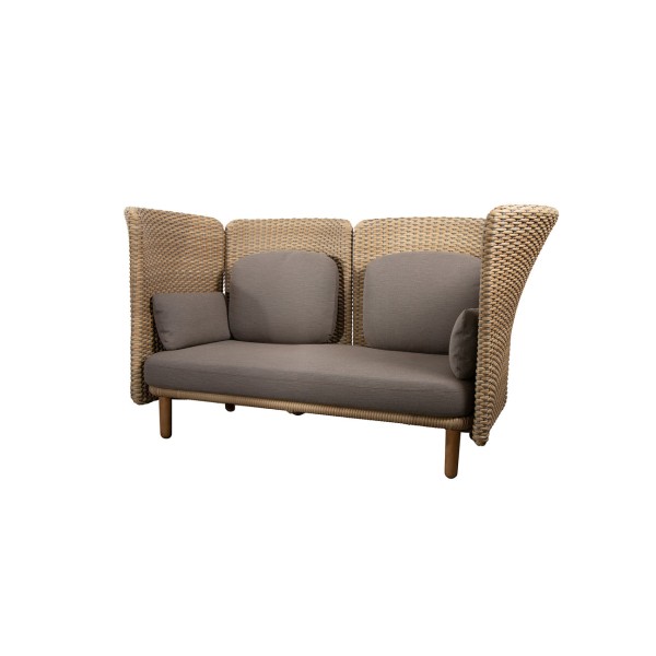 Cane-line Arch modulaire 2-zits loungebank - hoge rug- en armleuning