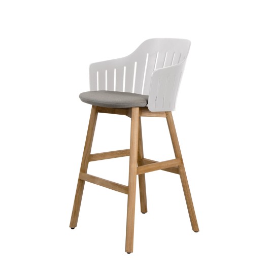 Cane-line Choice barkruk - Teak poten