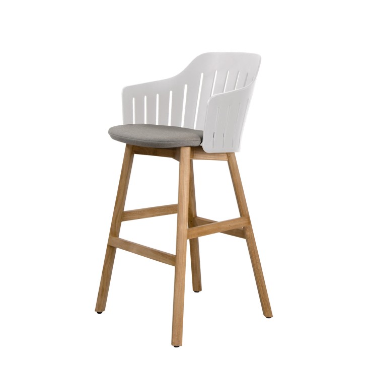 Cane-line Choice barkruk - Teak poten