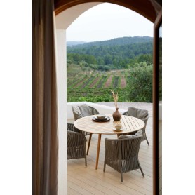 Cane-line Define tuintafel Ø144cm - teak