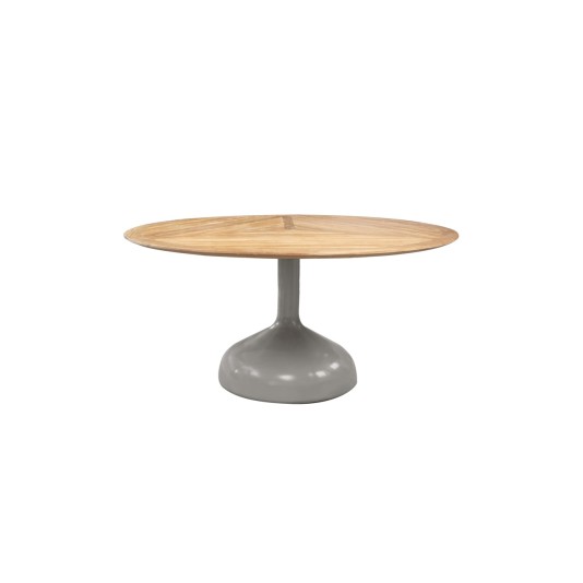Cane-line Glaze ronde tuintafel Ø144cm - Teak blad