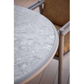 Cane-line Glaze ronde tuintafel Ø144cm - keramisch blad Cane-line Glaze ronde tuintafel Ø144cm - keramisch blad