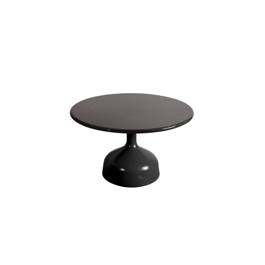 Cane-line Glaze salontafel large Ø70cm - geglazuurd lavasteen blad