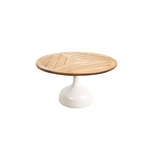 Cane-line Glaze salontafel large Ø80cm - teak blad