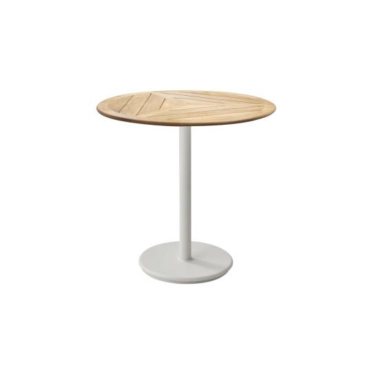 Cane-line Go Café ronde tuintafel Ø80cm - teak