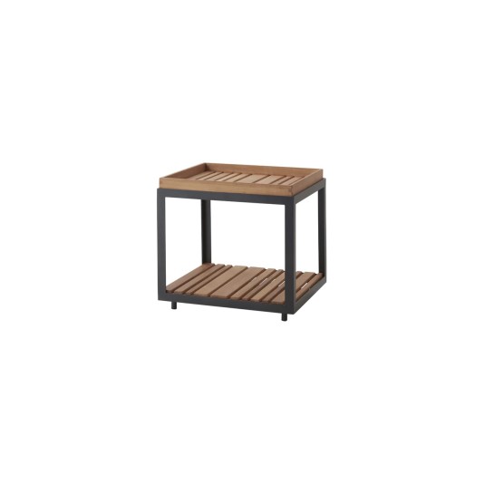 Cane-line Level salontafel small 50x50cm - teak of keramisch blad