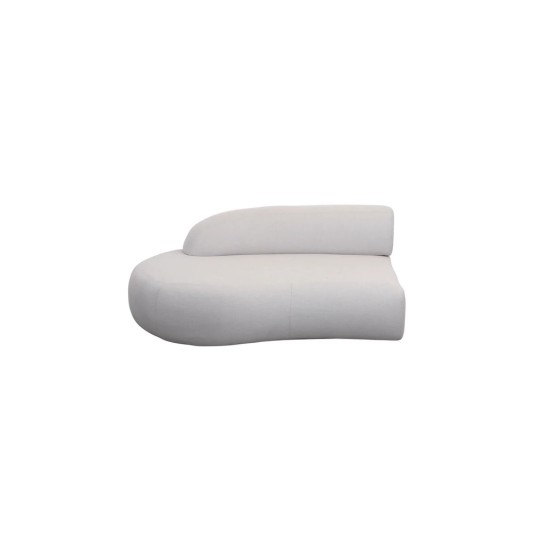 Cane-line Mellow loungebank - eindmodule rechts met korte rugleuning