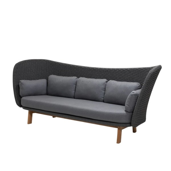 Cane-line Peacock Wing 3-zits loungebank - incl. kussens