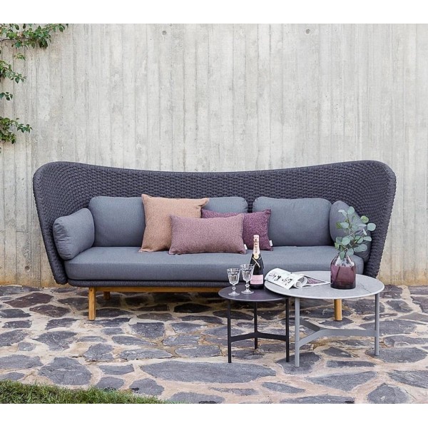 Cane-line Peacock Wing 3-zits loungebank - incl. kussens