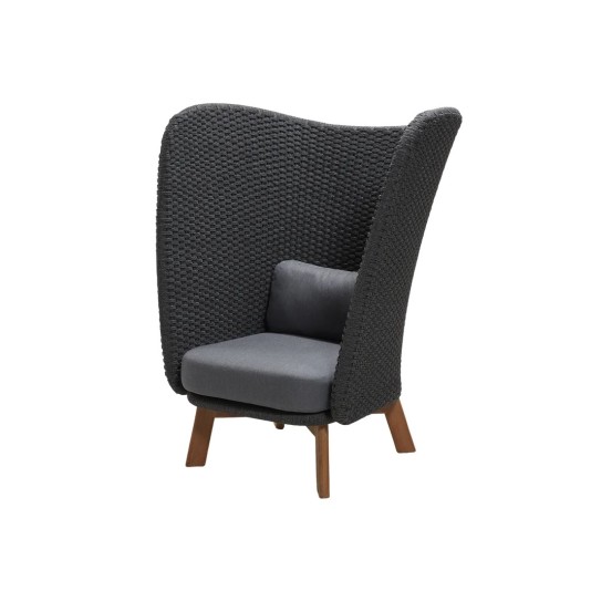 Cane-line Peacock Wing Highback loungestoel - incl. kussens