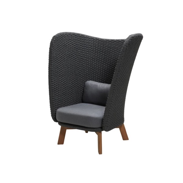 Cane-line Peacock Wing Highback loungestoel - incl. kussens