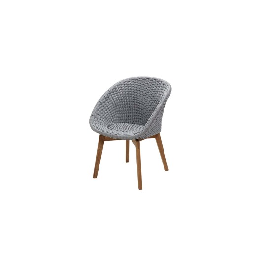 Cane-line Peacock tuinstoel - teak poten