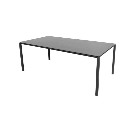 Cane-line Pure tuintafel 200x100cm met keramisch blad - voorraad kleuren