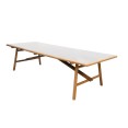 Cane-line Sticks teakhouten tuintafel 280x100cm - keramisch blad