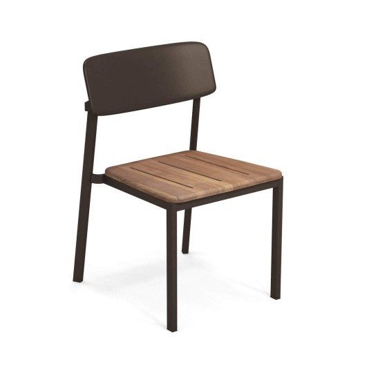 Emu Shine tuinstoel met teak zitting - vanaf 2 stuks
