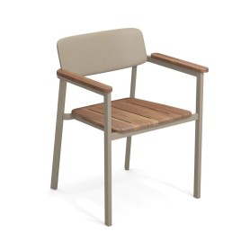 Emu Shine armstoel met teak zitting - vanaf 2 stuks