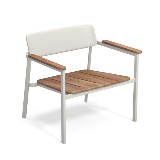 Emu Shine loungestoel met teak zitting - vanaf 2 stuks