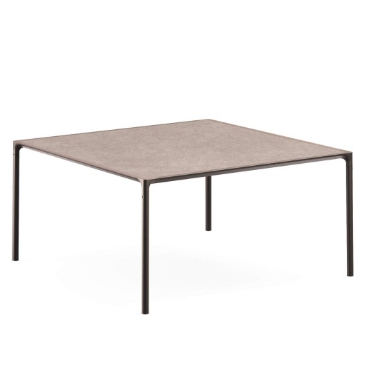 Emu Terramare vierkante tuintafel 150x150cm - keramisch blad