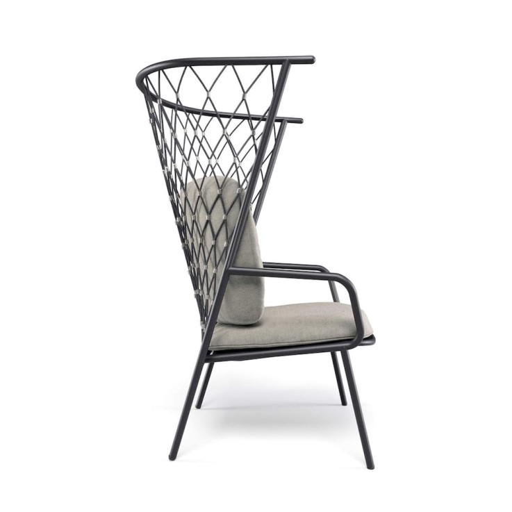 Emu Nef loungestoel met hoge rugleuning - showmodel incl. kussens