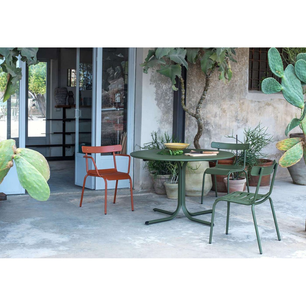 Fauteuil relax de jardin Milos Vert jade - Hespéride | Leroy Merlin
