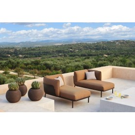 Emu Cabla loungebank - chaise longue module armleuning links