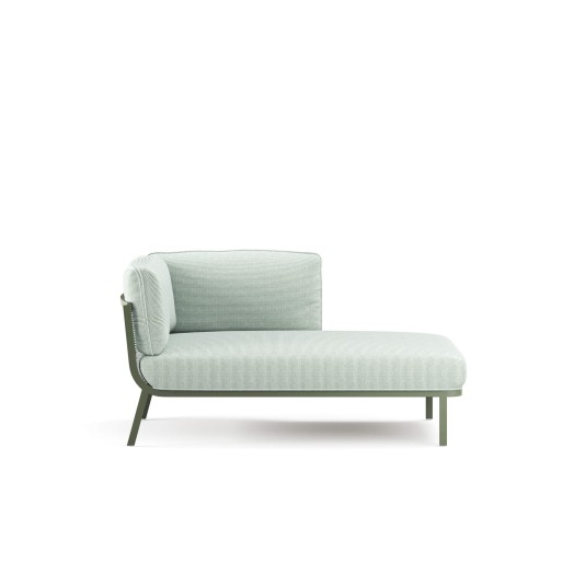 Emu Cabla loungebank - chaise longue module armleuning rechts