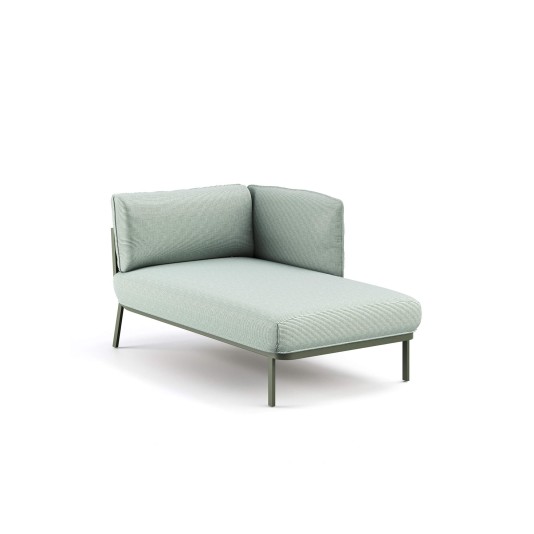 Emu Cabla loungebank - chaise longue module armleuning rechts