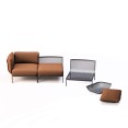 Emu Cabla modulaire 3-zits loungebank met chaise longue
